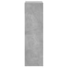Kenkäkaappi betoninharmaa 60x34x116 cm tekninen puu