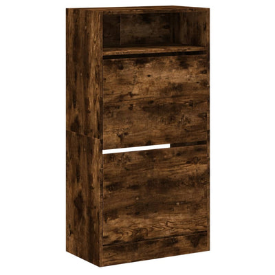 Kenkäkaappi savutammi 60x34x116 cm tekninen puu