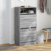 Kenkäkaappi harmaa Sonoma 60x34x116 cm tekninen puu