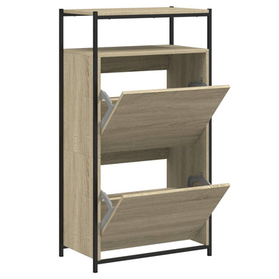 Kenkäkaappi Sonoma-tammi 60x34x112 cm tekninen puu