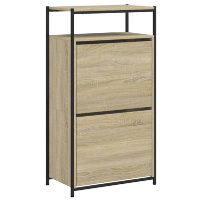 Kenkäkaappi Sonoma-tammi 60x34x112 cm tekninen puu