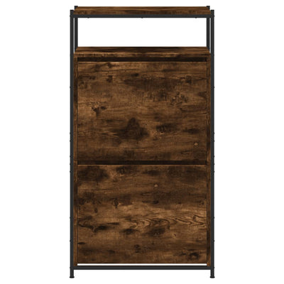 Kenkäkaappi savutammi 60x34x112 cm tekninen puu