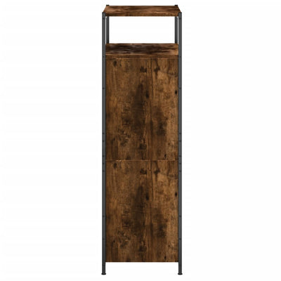 Kenkäkaappi savutammi 60x34x112 cm tekninen puu