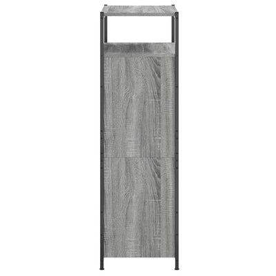 Kenkäkaappi harmaa Sonoma 60x34x112 cm tekninen puu