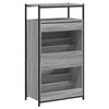 Kenkäkaappi harmaa Sonoma 60x34x112 cm tekninen puu