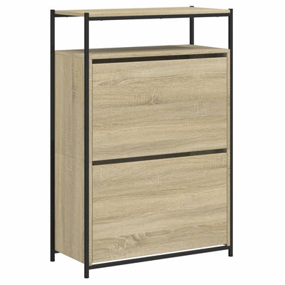 Kenkäkaappi Sonoma-tammi 75x34x112 cm tekninen puu