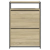 Kenkäkaappi Sonoma-tammi 75x34x112 cm tekninen puu