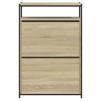 Kenkäkaappi Sonoma-tammi 75x34x112 cm tekninen puu