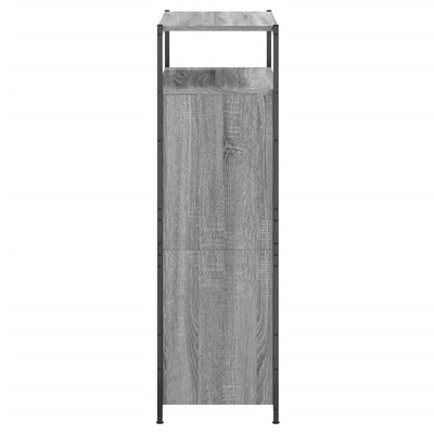 Kenkäkaappi harmaa Sonoma 75x34x112 cm tekninen puu