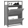 Kenkäkaappi harmaa Sonoma 75x34x112 cm tekninen puu
