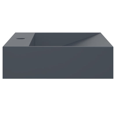 Antrasiitti pesuallas Amarilda 50x38x11cm (mineraali-/marmorivalu)