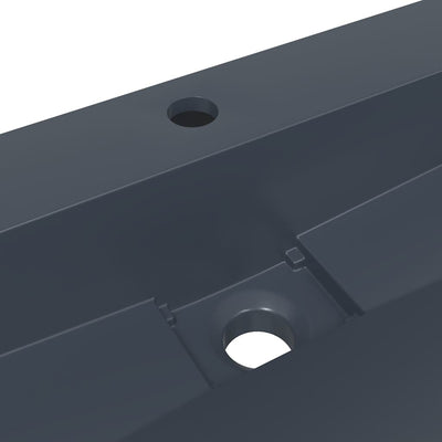 Antrasiitti pesuallas Amarilda 60x38x11cm (mineraali-/marmorivalu)