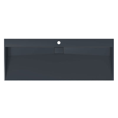 Antrasiitti pesuallas Amarilda 120x46x11cm (mineraali-/marmorivalu)