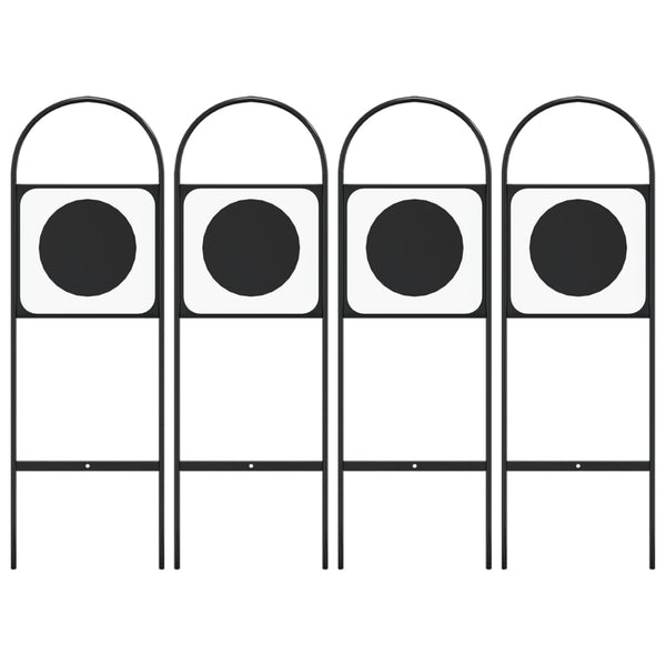 Kouluratsastusmerkit 4 kpl teräs
