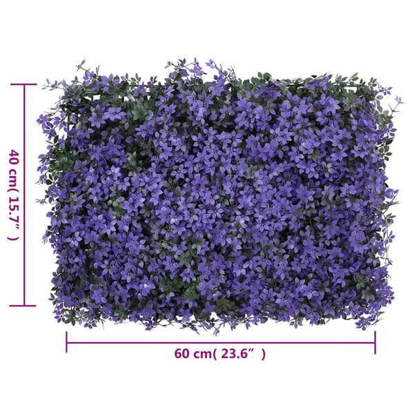 Violetti keinotekoinen lehtiaita Dionisi 40x60cm (24 kpl)