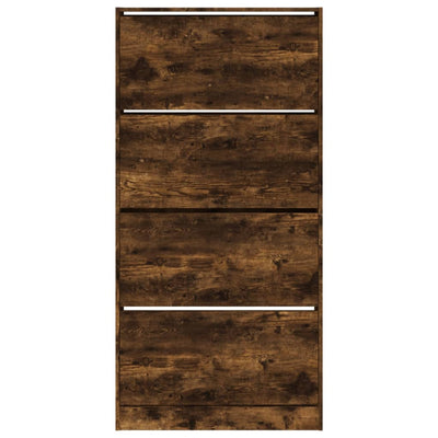 Savutammi kenkäkaappi Antim 80x21x163,5cm (4 kääntölaatikolla)