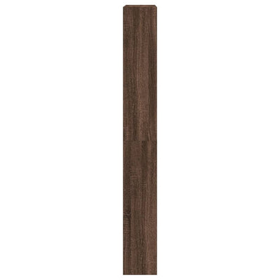 Kenkäkaappi 4 kääntölaatikolla ruskea tammi 80x21x163,5 cm