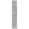 Kenkäkaappi 4 kääntölaatikolla betoninharmaa 80x34x187,5 cm