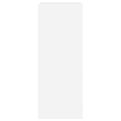 Valkoinen kenkäkaappi Antim 60x42x108cm (2 kääntölaatikolla)