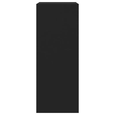 Musta kenkäkaappi Antim 60x42x108cm (2 kääntölaatikolla)