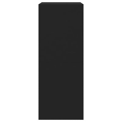 Musta kenkäkaappi Antim 80x42x108cm (2 kääntölaatikolla)