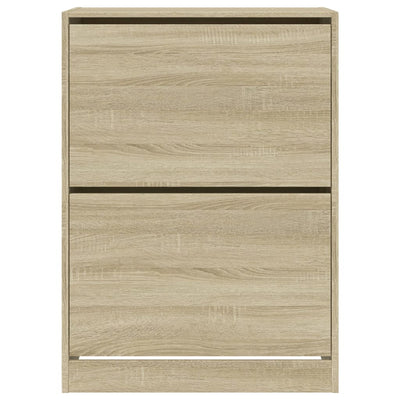 Sonoma-tammi kenkäkaappi Antim 80x42x108cm (2 kääntölaatikolla)