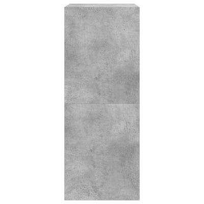 Kenkäkaappi 2 kääntölaatikolla betoninharmaa 80x42x108 cm