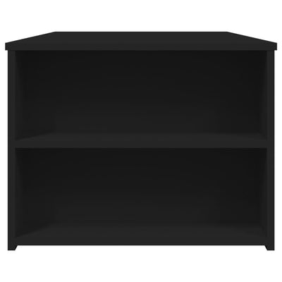Sohvapöytä musta 102x55x42 cm tekninen puu