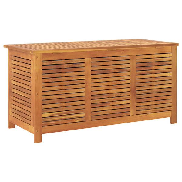 Ulkosäilytyslaatikko säleiköllä Lubomir 113x50x56cm (akasiapuu)