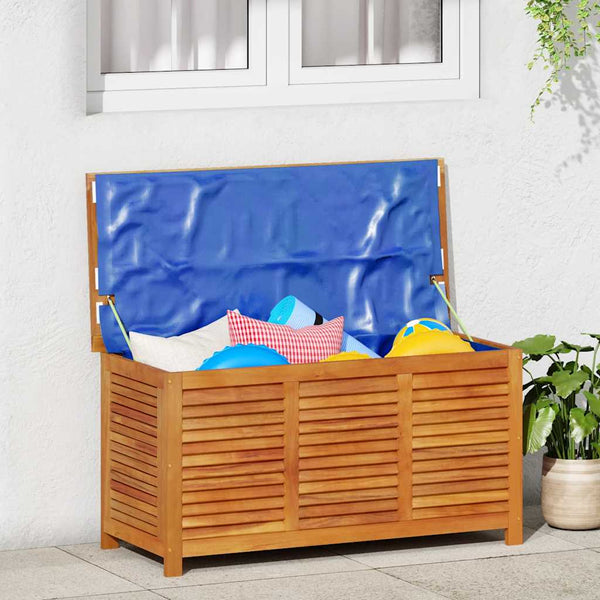 Ulkosäilytyslaatikko säleiköllä Lubomir 113x50x56cm (akasiapuu)
