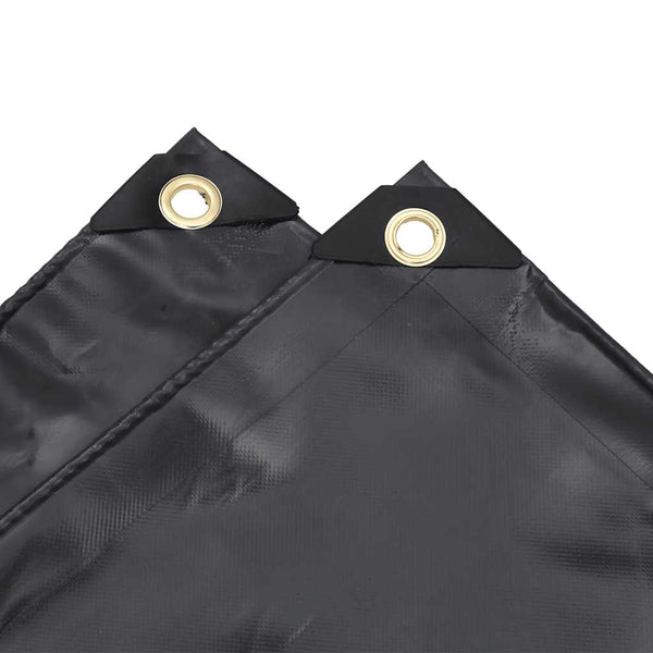Pressu musta 1x2,5 m 650 g/m²