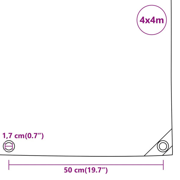 Pressu antrasiitti 4x4 m 650 g/m²