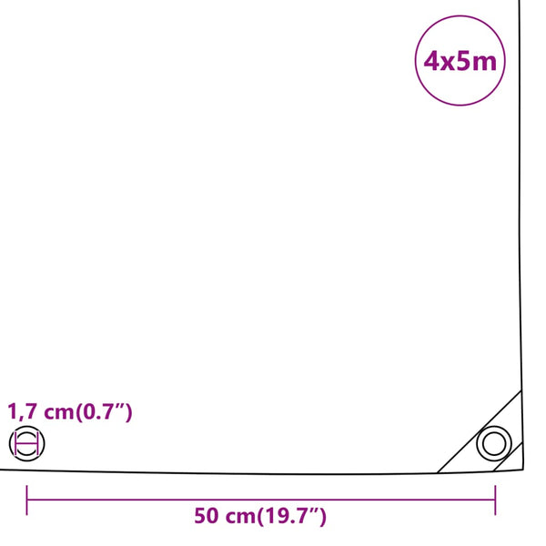 Pressu antrasiitti 4x5 m 650 g/m²