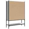 Kirjahylly harmaa Sonoma 102x30x141,5 cm tekninen puu