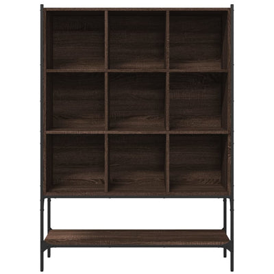 Kirjahylly ruskea tammi 102x30x141,5 cm tekninen puu