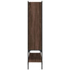 Kirjahylly ruskea tammi 102x30x141,5 cm tekninen puu