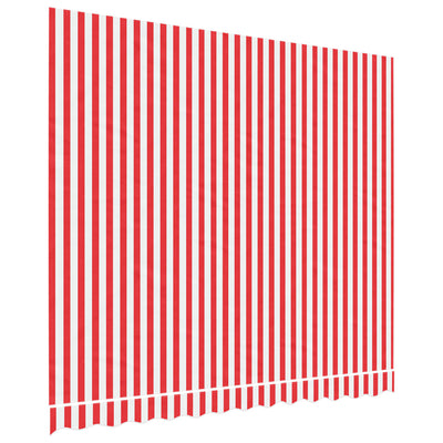 Vaihtokangas markiisiin punavalkoraidallinen 3x2,5 m