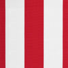 Punavalkoraidallinen vaihtokangas markiisiin Ferin 3x2,5 m