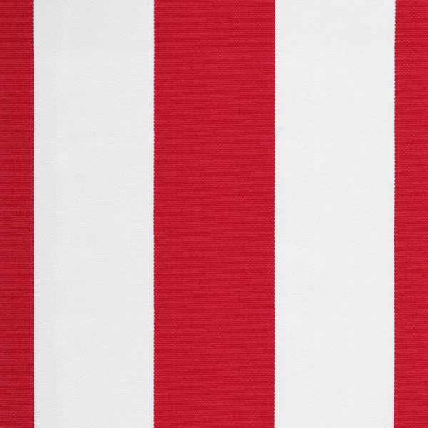 Punavalkoraidallinen vaihtokangas markiisiin Ferin 3,5x2,5 m