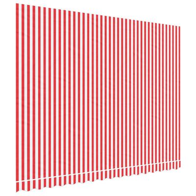 Vaihtokangas markiisiin punavalkoraidallinen 4x3 m