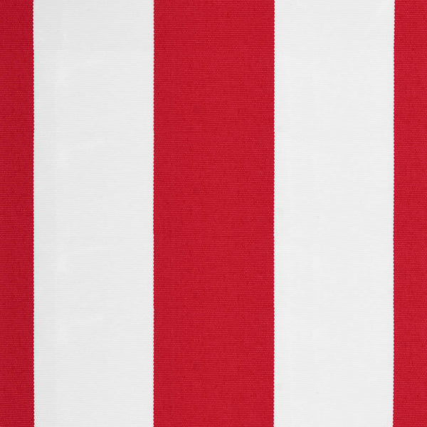Punavalkoraidallinen vaihtokangas markiisiin Ferin 4x3 m