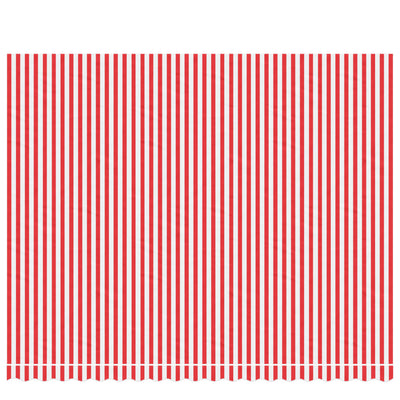 Vaihtokangas markiisiin punavalkoraidallinen 4,5x3,5 m