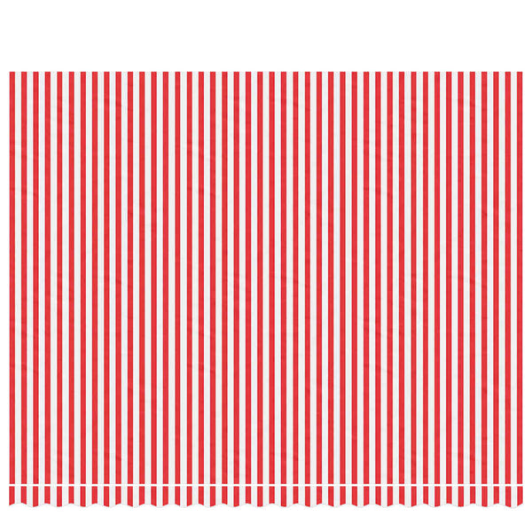 Punavalkoraidallinen vaihtokangas markiisiin Ferin 4,5x3,5 m