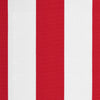 Punavalkoraidallinen vaihtokangas markiisiin Ferin 4,5x3,5 m