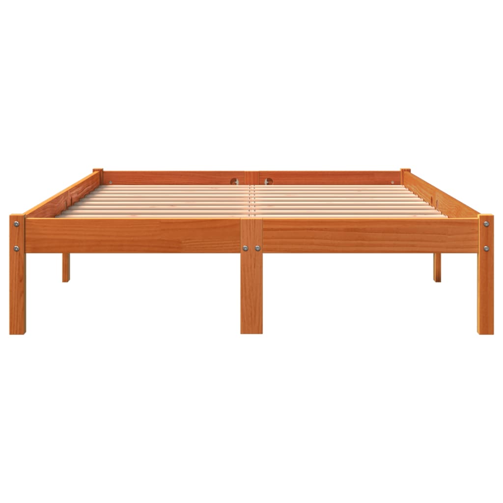 Vahanruskea sängynrunko Tomiris 120x190cm (mänty)