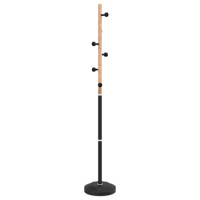 Naulakko musta 177 cm jauhemaalattu rauta