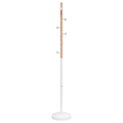 Naulakko valkoinen 177 cm jauhemaalattu rauta
