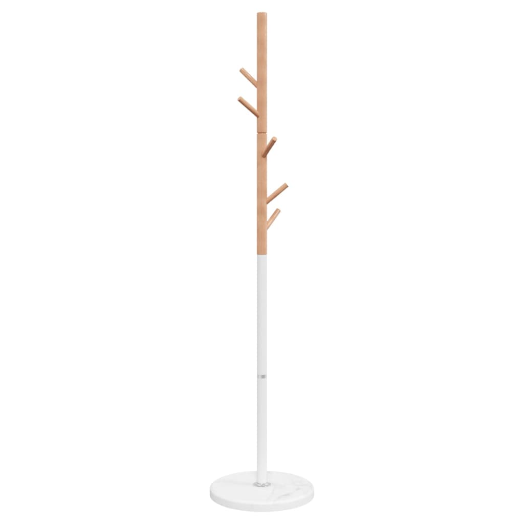 Valkoinen naulakko Krisztina 172cm (jauhemaalattu rauta)