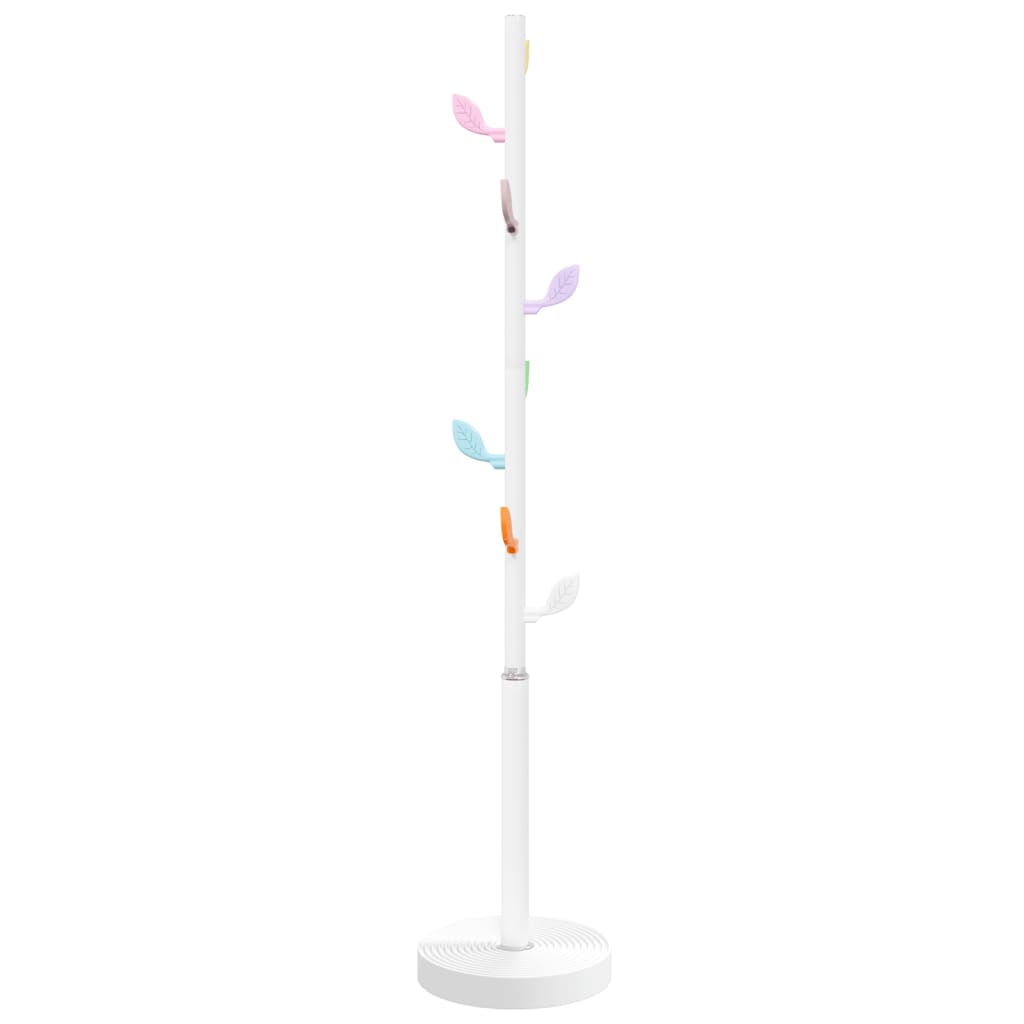 Valkoinen naulakko Ieno 172cm (jauhemaalattu rauta)
