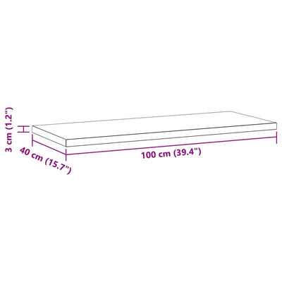 Seinähyllyt 2 kpl 100x40x3 cm musta ruostumaton teräs